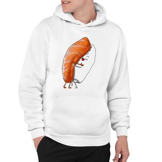 Funny Sushi Hug Gift For Kids Men Women Cool Foodie Lover Hoodie | Mazezy