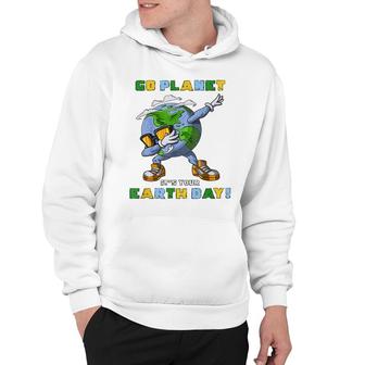 Go Planet Its Your Earth Day Dabbing Gift For Kids Hoodie - Seseable
