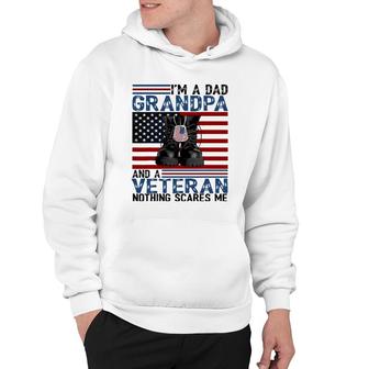 Im A Dad Grandpa And A Veteran Flag Usa Fathers Day Hoodie - Seseable