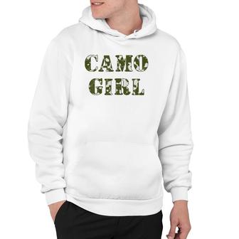 Kids Camo Girl Pink Camouflage On Pink Hoodie | Mazezy