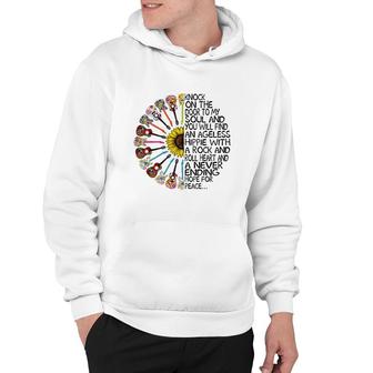 Knock On The Door To My Soul Funny Hippie Hoodie | Mazezy