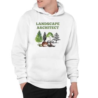 Landscape Architect Lawn Care Landscaping Hoodie | Mazezy