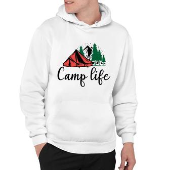 Life Of Travel Lovers Is Great Camp Life To Explore Hoodie - Seseable
