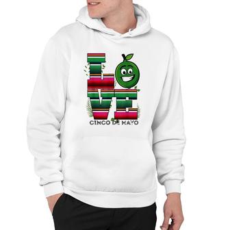 Love Cinco De Mayo Mexican Poncho Blanket Hoodie - Seseable