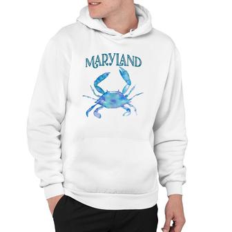 Maryland Beautiful Chesapeake Bay Blue Crab - Maryland Hoodie | Mazezy