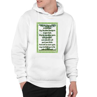 May The Road Irish Blessing Celtic Hoodie | Mazezy