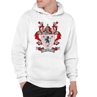 Molloy Coat Of Arms | Molloy Surname Family Crest Hoodie - Seseable