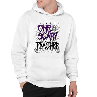 One Scary Teacher Matching Family Halloween Costume Hoodie - Seseable