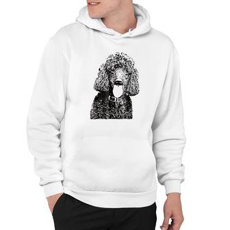 Poodle Face Dog Mom Or Dad Christmas Gift Hoodie - Monsterry DE