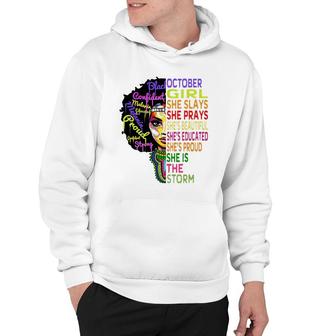Queens Are Born In October S For Women - Birthday Girl Hoodie | Mazezy