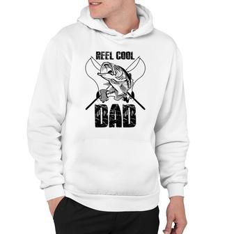 Reel Cool Papa Fishing Dad Gifts Fathers Day Fisherman Fish Hoodie - Seseable