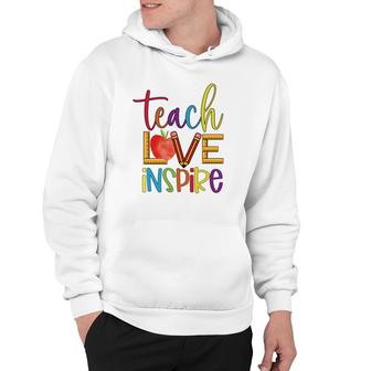 Students Are Inspired By The Teachers Teaching And Love Hoodie - Seseable