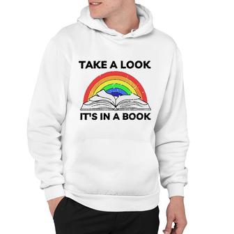 Take A Look Its In A Book Funny New Trend 2022 Hoodie - Seseable