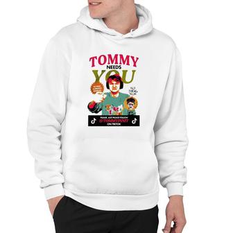 Tommyinnit Needs You Please Just Please Follow Hoodie | Mazezy