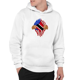 Trinidad And Tobago Blood Inside Me Flag Gift Hoodie - Monsterry CA