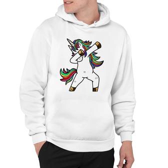 Unicorn Cute Dabbing Funny Dab Dance Gift Hoodie | Mazezy