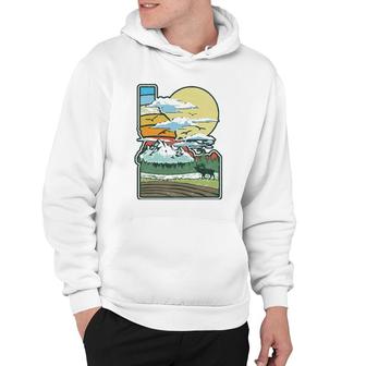 Vintage Idaho Nature & Outside Retro 80S Graphic Hoodie | Mazezy CA
