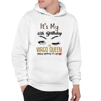 Virgo Queen Its My 45Th Bday 45 Years Old Girl 1976 Women Hoodie - Seseable
