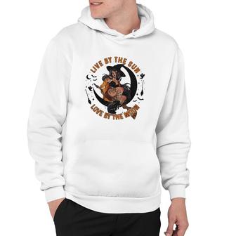Witch Halloween Live By The Sun Love By The Moon Hoodie | Mazezy