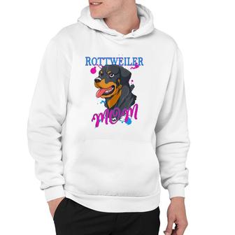 Womens Rottweiler Mom Gift Rottie Hoodie - Thegiftio UK