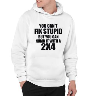 You Cant Fix Stupid New Letters Hoodie - Seseable