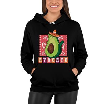 Avogato Funny Avocado Blink Blink Graphics Women Hoodie - Seseable