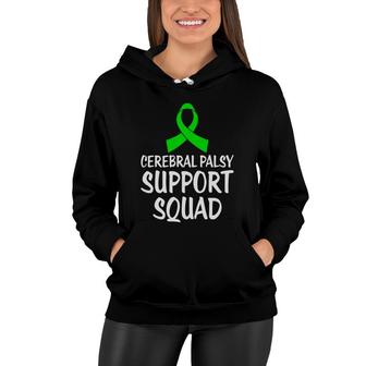 Cerebral Palsy Fight Cerebral Palsy Awareness Support Squad Women Hoodie - Seseable