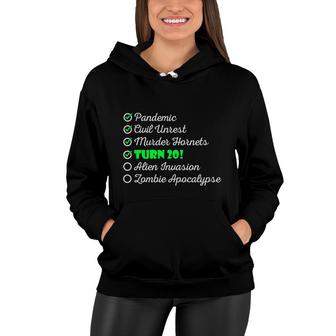 Check List Turn 20 Since 2002 And Congratuations 20Th Birthday Women Hoodie - Seseable
