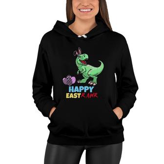 Easter Dinosaur Happy Eastrawrrex Dinosaur Egg Boys Kids Women Hoodie - Seseable