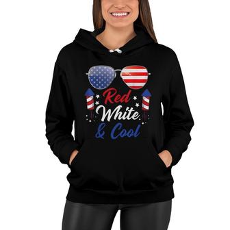 Fourth Of July 4Th July Kids Red White And Blue Patriotic Women Hoodie - Seseable