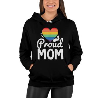 Free Mom Hugs Proud Mom Pride Lgbt Apparel Gay Women Hoodie - Thegiftio UK