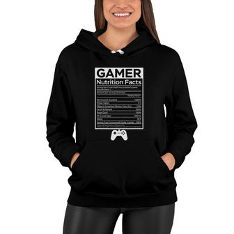 Gamer Nutrition Facts For Kids Boys And Girls Women Hoodie | Mazezy