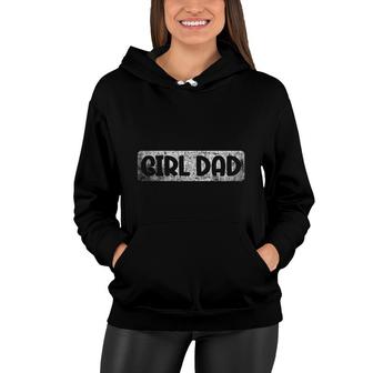 Girl Dad Outnumbered Proud New Father Women Hoodie - Seseable