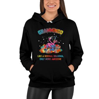 Grammingo Like A Normal Grandma Quilting Only More Awesome Women Hoodie - Seseable