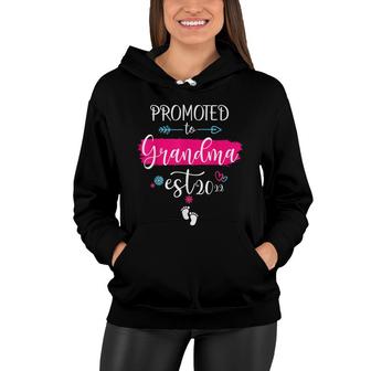 Happy Mothers Day 2022 Promoted To Grandma 2022 Women Hoodie - Seseable