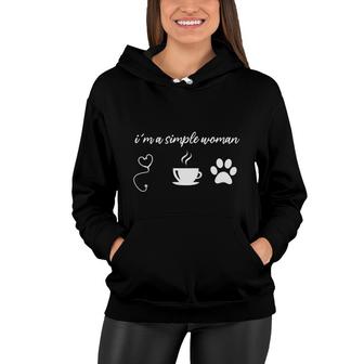 I Âm Simple Woman Great Nurse Coffee Pet New 2022 Women Hoodie - Seseable