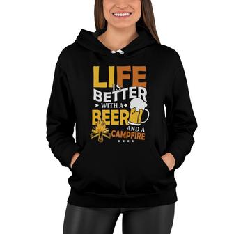 Life Is Better With A Beer Lovers Gifts Women Hoodie - Seseable