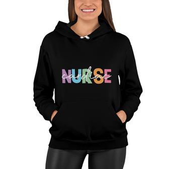 Nurse Cardiac Colorfull Great Graphic Gift New 2022 Women Hoodie - Seseable