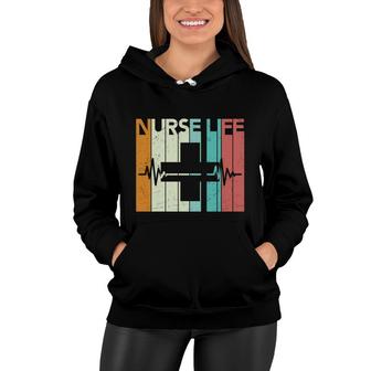 Nurse Life Nurse Graphics Red Blue Yellow New 2022 Women Hoodie - Seseable