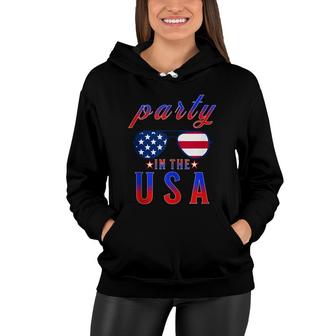 Party In The Usa 4Th Of July Independence Day Women Hoodie | Seseable UK