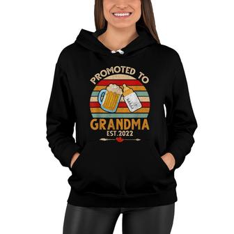 Promoted To Grandma 2022 Soon To Be Grandma Women Hoodie - Seseable