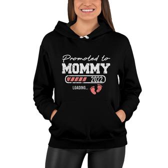 Promoted To Mommy 2022 Loading Soon To Be Mom Women Hoodie - Seseable
