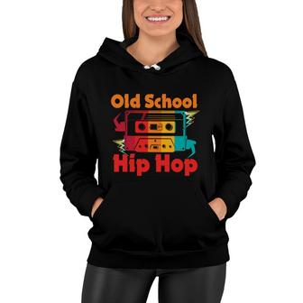 Retro Old School Hip Hop Cassette 80S 90S Music Style Women Hoodie - Seseable