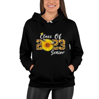 Sunflower Class Of 2023 School Graduation Senior 23 Graduate  Women Hoodie