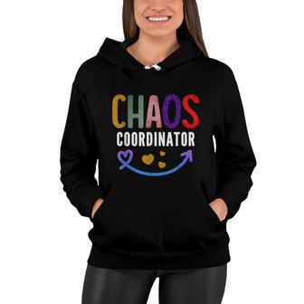 Teacher Gifts Chaos Coordinator Women Hoodie - Thegiftio UK