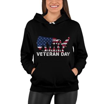 Veteran Day Veteran 2022 Usa Flag Great Women Hoodie - Seseable