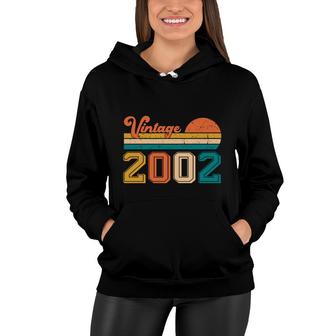 Vintage Since 2002 And Happy 20Th Birthday With Big Event Women Hoodie - Seseable
