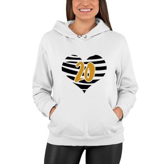 20 Hearts Is 20Th Birthday With Lots Of Memories Since 2002 Women Hoodie | Seseable FR