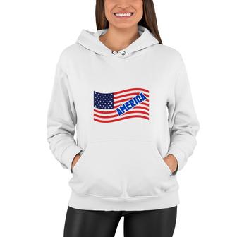 America July Independence Day Flag Great 2022 Women Hoodie - Seseable