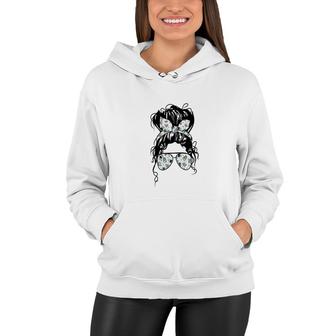 Coffeemomlife Badass Gift For Mother Coffee And Book Lover Women Hoodie - Seseable